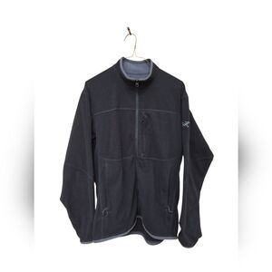 Arcteryx Fleece Jacket Polartec Black M Arc'teryx made in Canada, rare